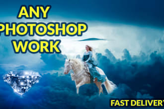 create realistic photo manipulation, blend photo, merge, and beauty retouch