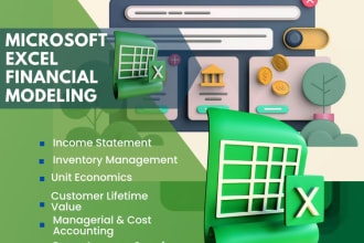 make the excel finance spreadsheet as per your needs
