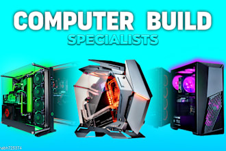 list custom PC build components parts according your need
