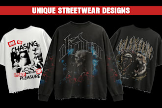craft streetwear hoodie and tshirt designs for your brand