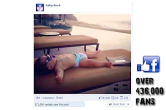 share a baby pic to my 436000 Facebook Fanpage