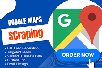 do google maps scraping for business leads and  reviews