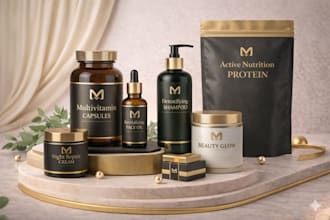 do realistic 3d product mockup and rendering