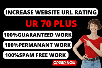 increase ahrefs url rating 70 plus