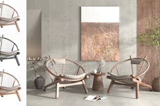 do 3d furniture interior modeling and rendering