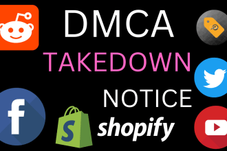 send dmca takedown notice and remove copyright,infringement,leaked,content