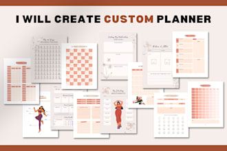 do digital planner, printable planner and journal template