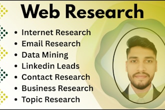 do web and online research