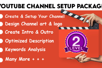 create and setup your youtube channel
