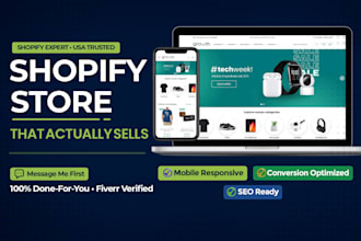 design and redesign your shopify website and shopify store setup