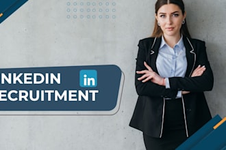 work as your linkedin recruiter and source best talent
