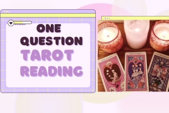 do 1 detailed tarot reading