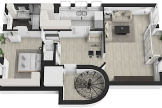 create matterport 3d floor plan  for real estate agent