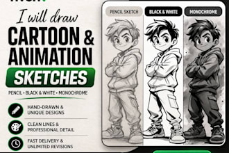 draw cartoon and animation