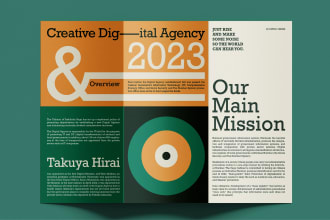 design a modern business brochure