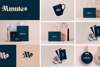 design logo and brand identity with brand style guide
