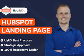 design and develop a hubspot landing page