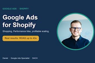 set up and manage google shopping ads for shopify store