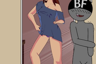 draw anime art swf and nsfw in my style