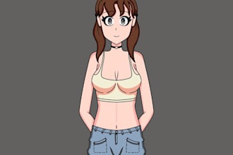 draw anime art swf and nsfw in my style