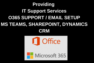 provide support for microsoft 365 services