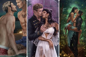 draw illustration for your book and novel