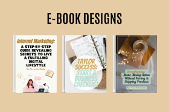 design a PDF ebook and freebies