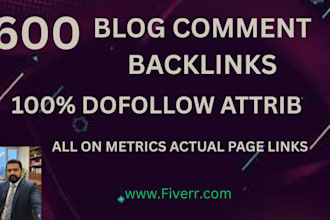 build600 high quality manual blog comments backlinks