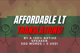 quickly translate from english to lithuanian or vice versa