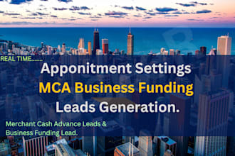 provide mca leads on real time appointment setting