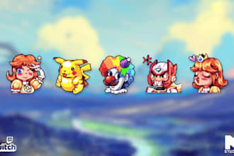 create pixel art emotes and badges for your twitch channel
