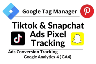 fix tiktok ads pixel, snapchat pixel, pinterest tracking server side tracking