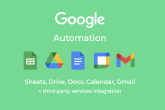 automate your google sheets, drive, gmail, calendar