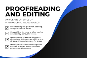 edit your fiction, nonfiction, or poetry book manuscript