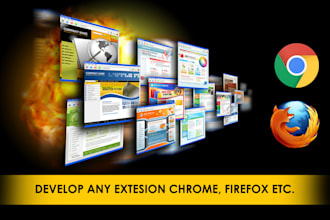 create custom chrome and firefox browser extensions