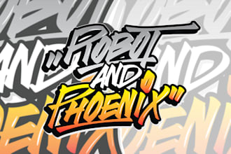 make handstyle graffiti illustration