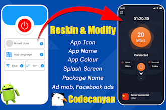 customize, setup reskin  your android  codecanyon app