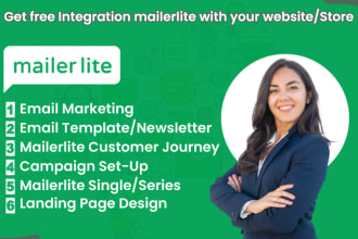 do mailerlite landing page form, newsletter, email template design automation