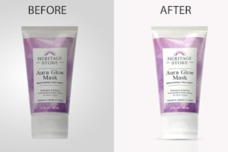 retouch white background amazon prdouct photos for ecommerce