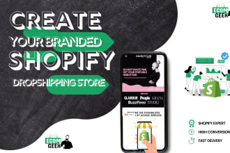 build a landing page using shopify,wix