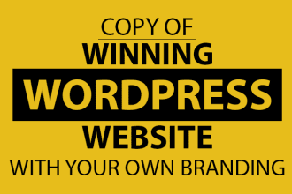 copy any wordpress website with your branding