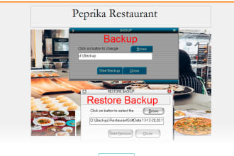 restaurant and shop pos with barcode  system software