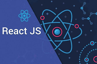 do frontend development in react js