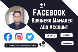 create and optimize facebook business manager and ad account