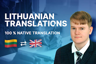 translate english to lithuanian or vice versa