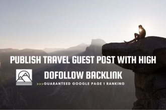 publish travel guest post with high dofollow backlink