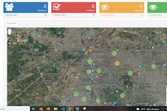leaflet, mapbox,google maps in javascript, react,PHP,laravel