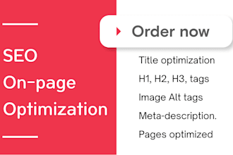 do on page SEO and technical optimization of wordpress website