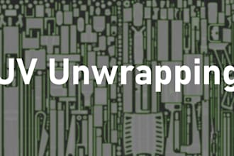 uv unwrap your 3d model and prepare it for texturing