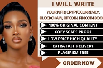 write your cybersecurity, crypto, blockchain, and nft ebook